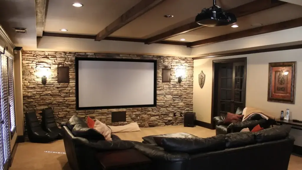large projection screen TV screen